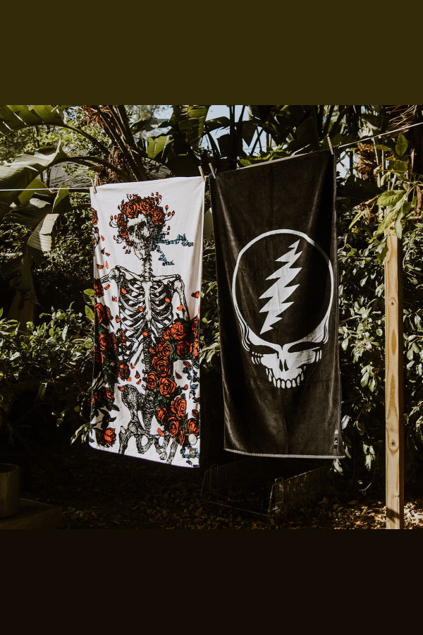 Slowtide Grateful Shred Premium Woven Towel - Grateful Dead x Slowtide