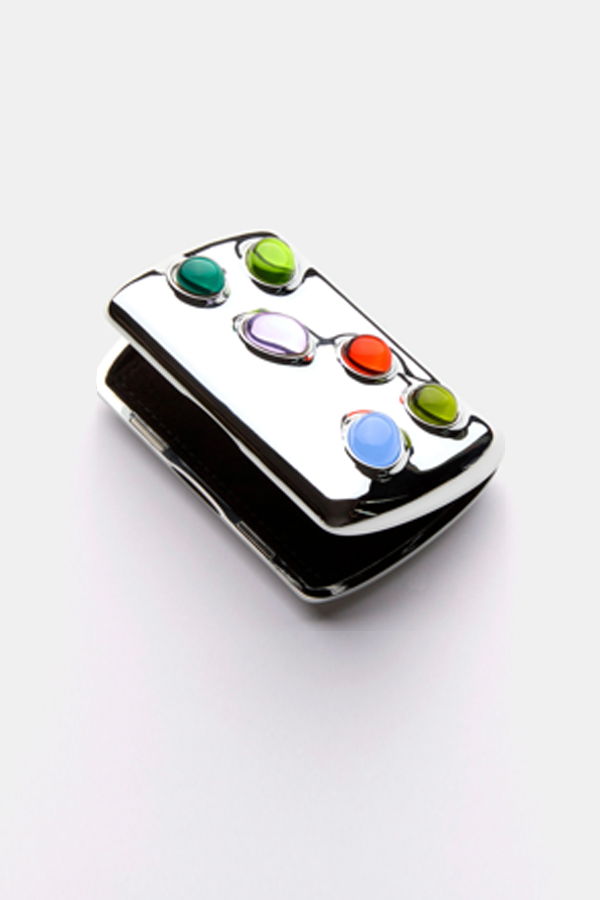 Edie Parker Gemstoned Card Case