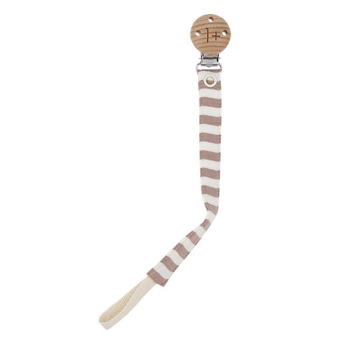 KIDS 1+ in the Family Aina Pacifier Clip - Brown - Image 2 of 3