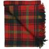 Prince of Scots Highland Tartan Tweed Merino Wool Throw - Dark Maple - Thumbnail 7