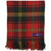 Prince of Scots Highland Tartan Tweed Merino Wool Throw - Dark Maple - Thumbnail 8