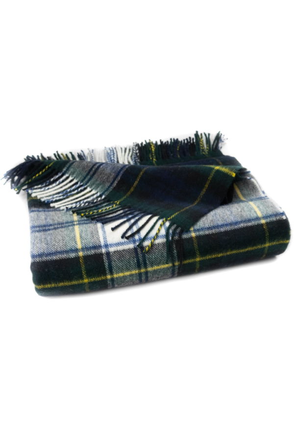 Prince of Scots Highland Tartan Tweed Merino Wool Throw