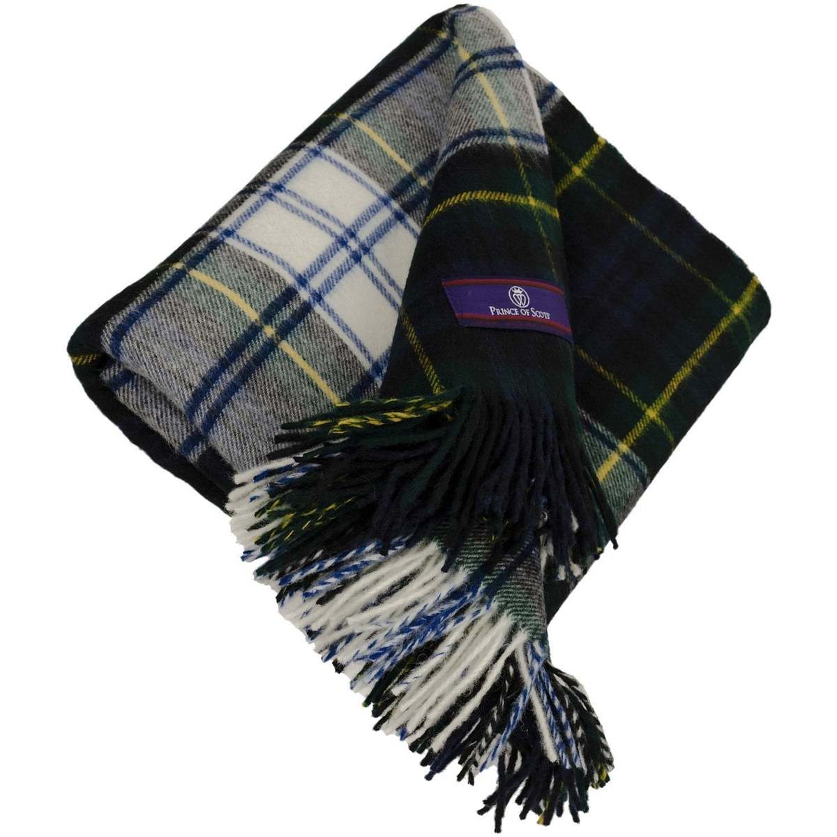 Prince of Scots Highland Tartan Tweed Merino Wool Throw - Image 3 of 4