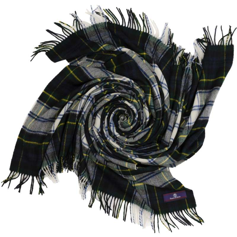 Prince of Scots Highland Tartan Tweed Merino Wool Throw