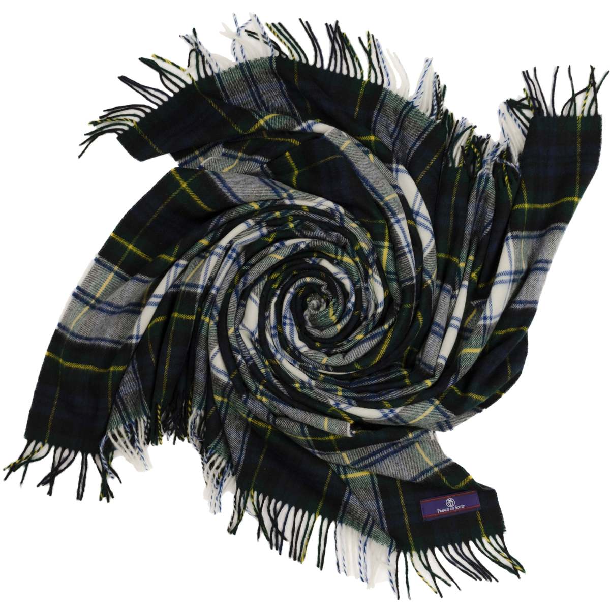 Prince of Scots Highland Tartan Tweed Merino Wool Throw - Image 4 of 4