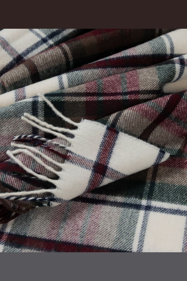 Prince of Scots Highland Tartan Tweed Merino Wool Dress Macduff Throw