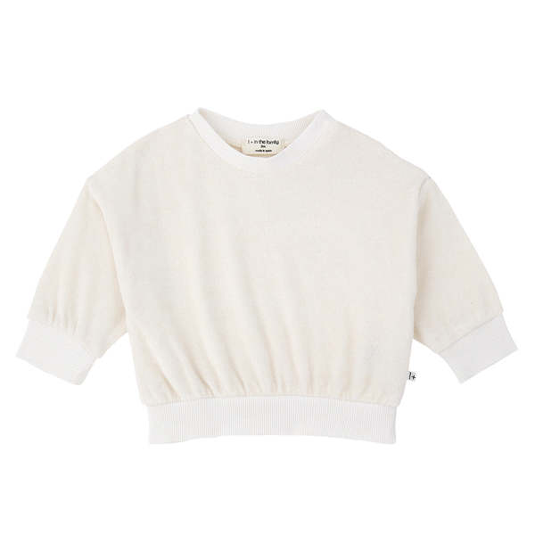 KIDS 1+ in the Family Mercadal Sweatshirt - White KIDS 1+ in the Family Mercadal Sweatshirt - White