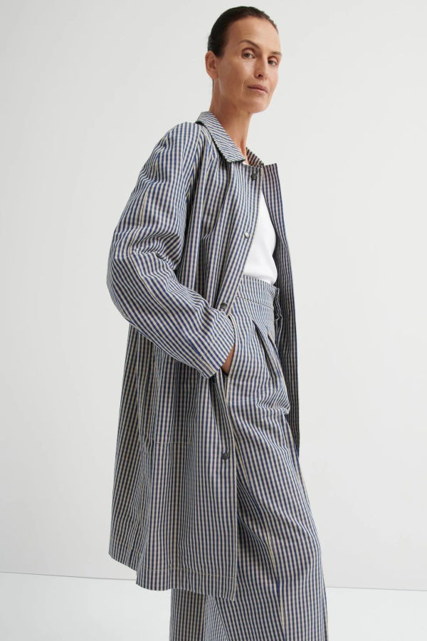 Kowtow Atelier Trench Coat - Landscape Check