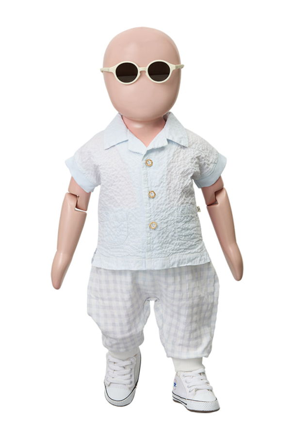 KIDS 1+ in the Family Corinto Shirt - Misty Blue