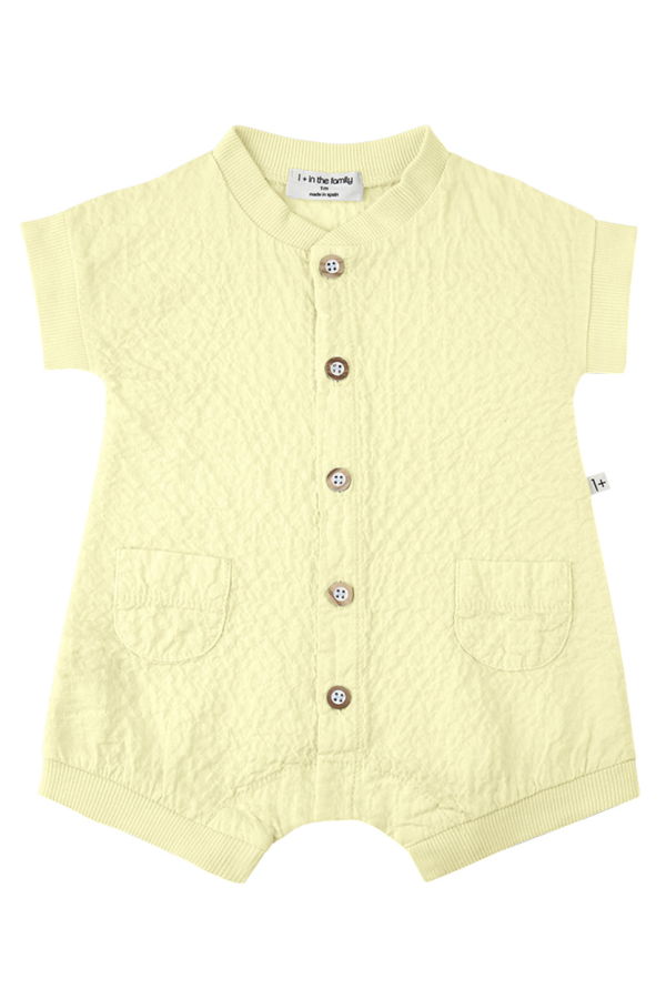 1+ in the Family Baby Filipos Romper - Yellow