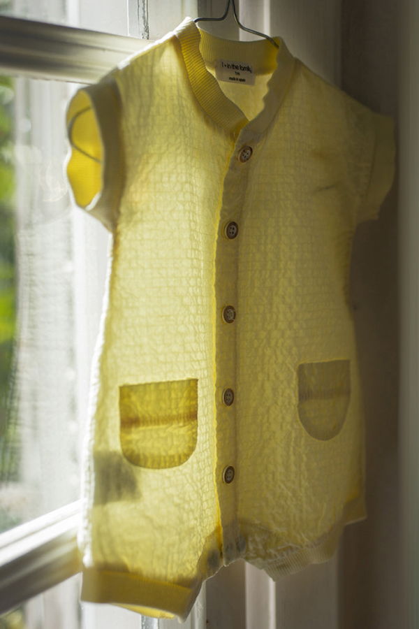 1+ in the Family Baby Filipos Romper - Yellow