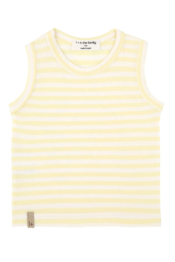 KIDS 1+ in the Family Lars Striped Tank Top - Yellow