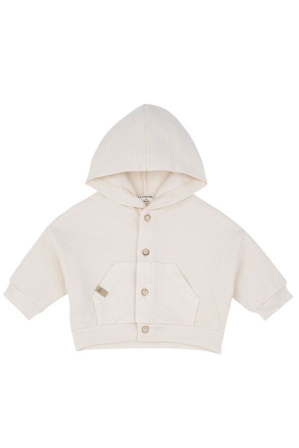 KIDS 1+ in the Family Naxos Hooded Sweater - Cream