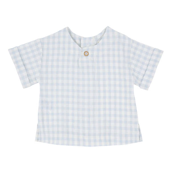 KIDS 1+ in the Family Baby Santorini Shirt Top - Blue