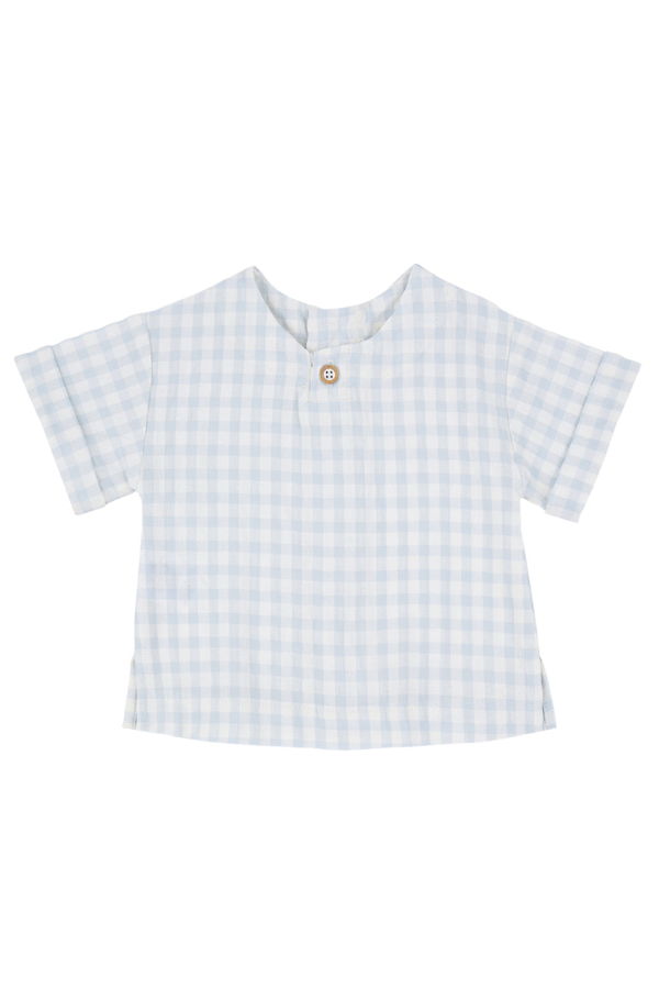 KIDS 1+ in the Family Baby Santorini Shirt Top - Blue