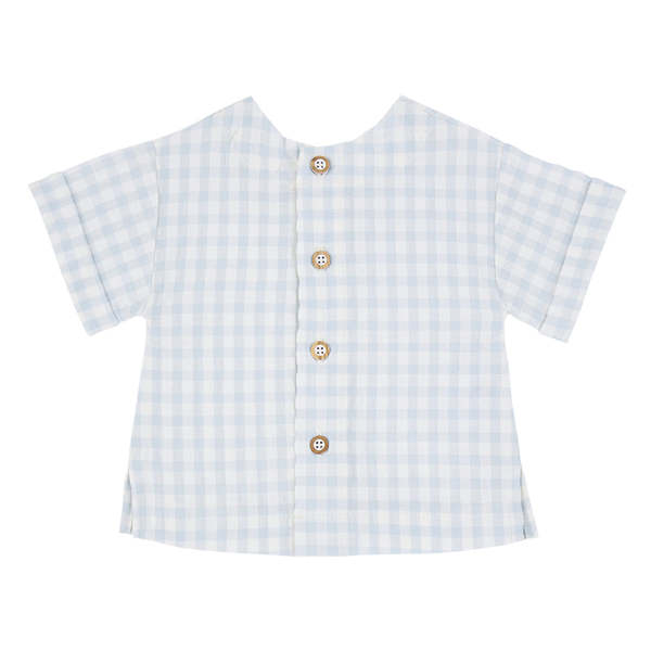 KIDS 1+ in the Family Baby Santorini Shirt Top - Blue