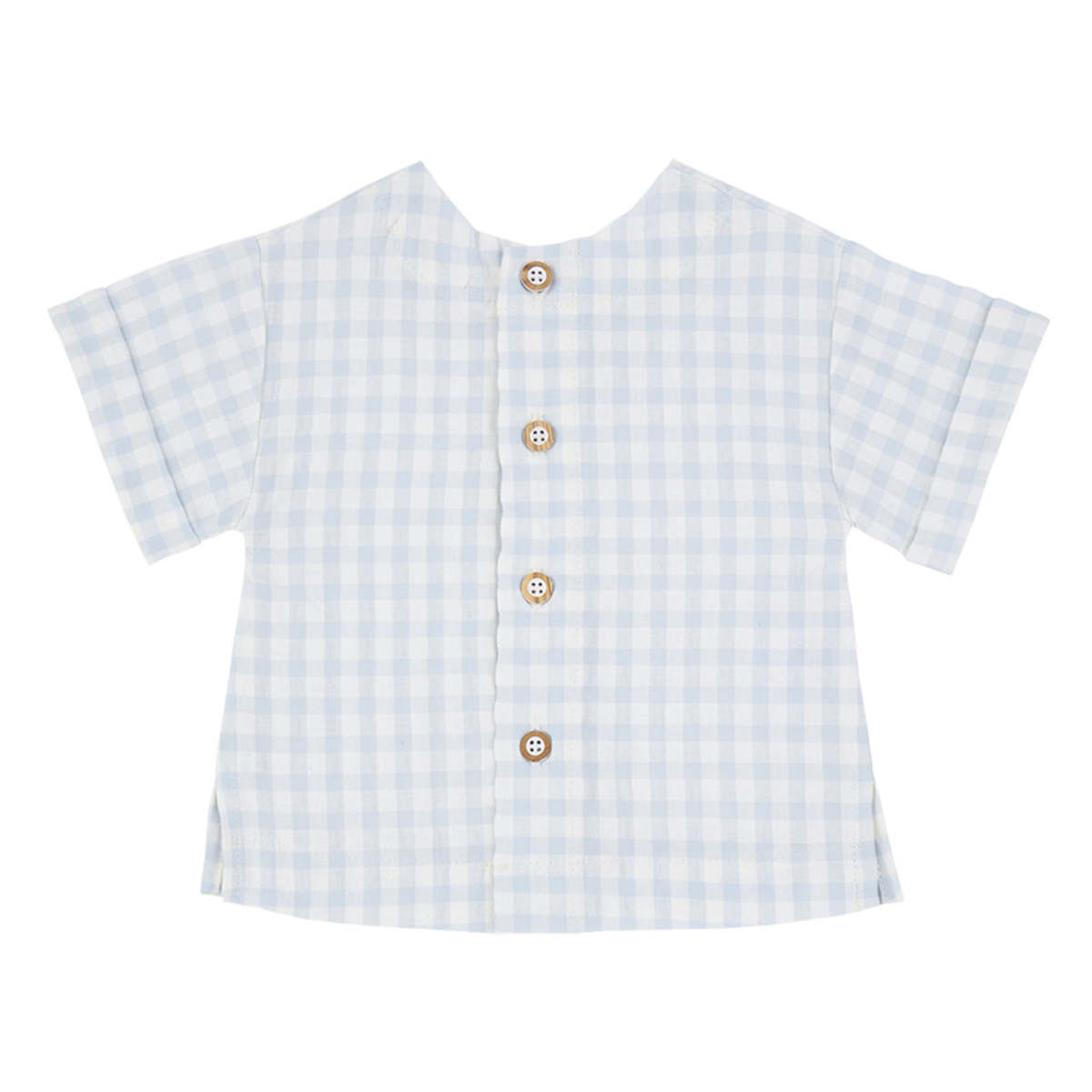 KIDS 1+ in the Family Baby Santorini Shirt Top - Blue - Image 2 of 3