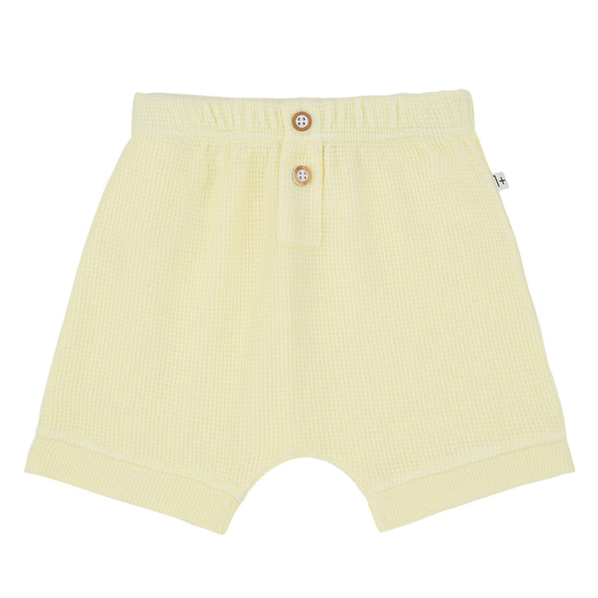 1+ in the Family Baby Sime Shorts - Pastel Yellow - Image 1 of 2