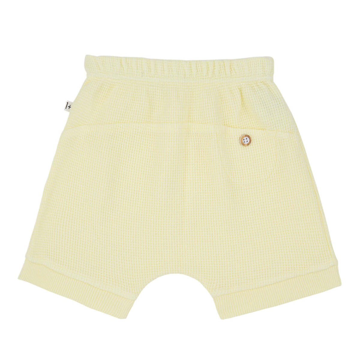 1+ in the Family Baby Sime Shorts - Pastel Yellow - Image 2 of 2