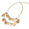 Ten Thousand Villages Jharana Layered Disc Necklace - Thumbnail 1