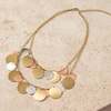 Ten Thousand Villages Jharana Layered Disc Necklace - Thumbnail 2