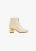 Forte Forte Gold Heel Boots - Ivory - Thumbnail 2
