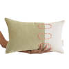 Kanju Interiors Landscapes Block Throw Pillow - Thumbnail 1