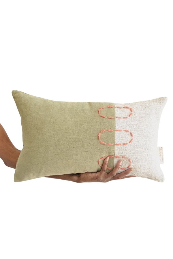 Kanju Interiors Landscapes Block Throw Pillow