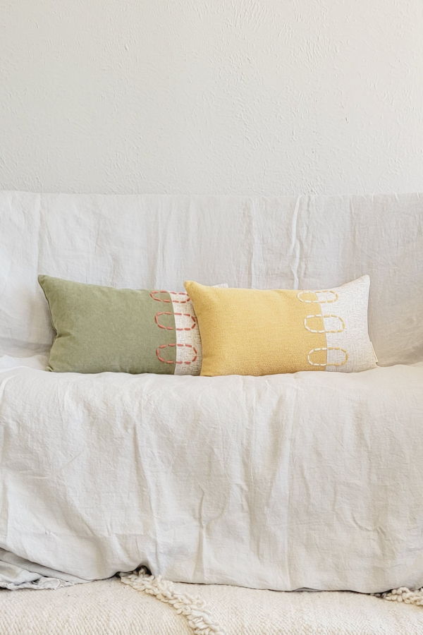 Kanju Interiors Landscapes Block Throw Pillow