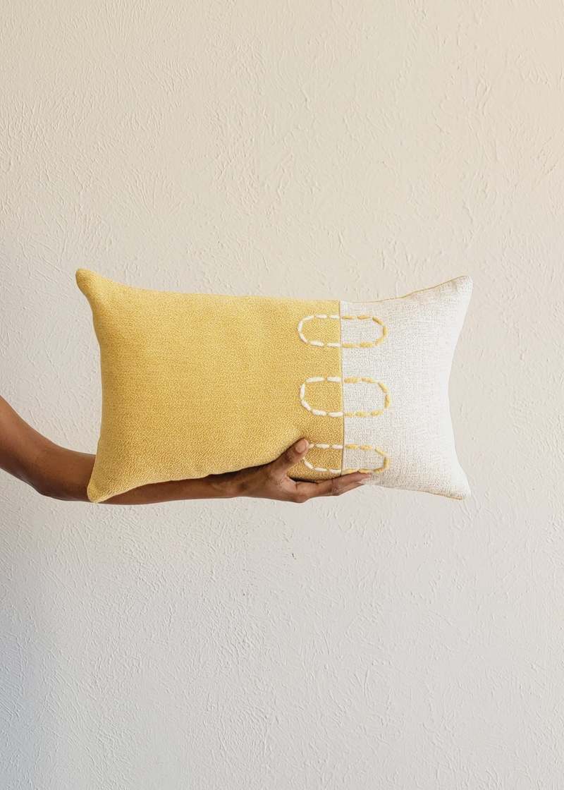 Kanju Interiors Landscapes Block Throw Pillow