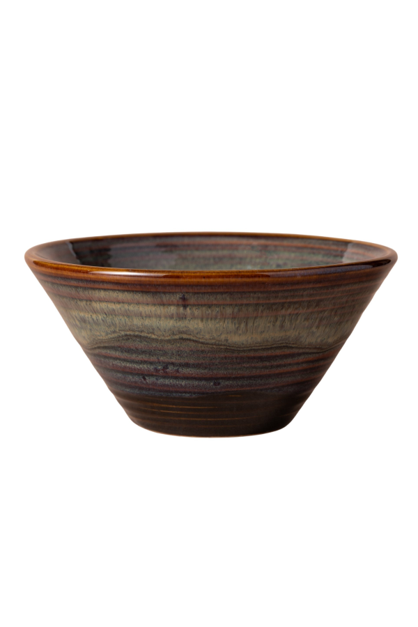 Ten Thousand Villages Mekong Drip Glaze Bowl