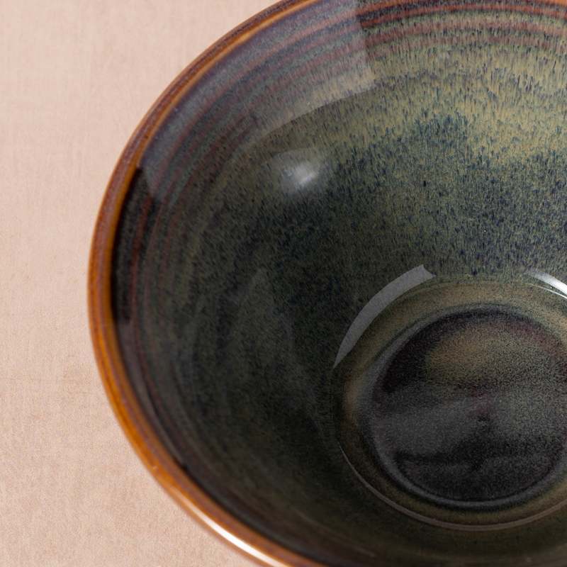 Ten Thousand Villages Mekong Drip Glaze Bowl
