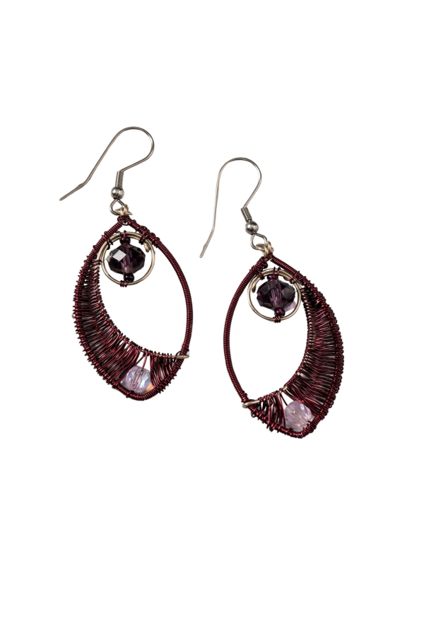 Ten Thousand Villages Ojo Wire Wrapped Earrings