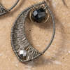 Ten Thousand Villages Ojo Silver Wire Wrapped Earrings - Thumbnail 3