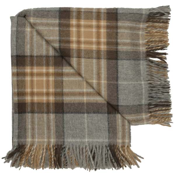 Prince of Scots Highland Tweeds Merino Wool Throw