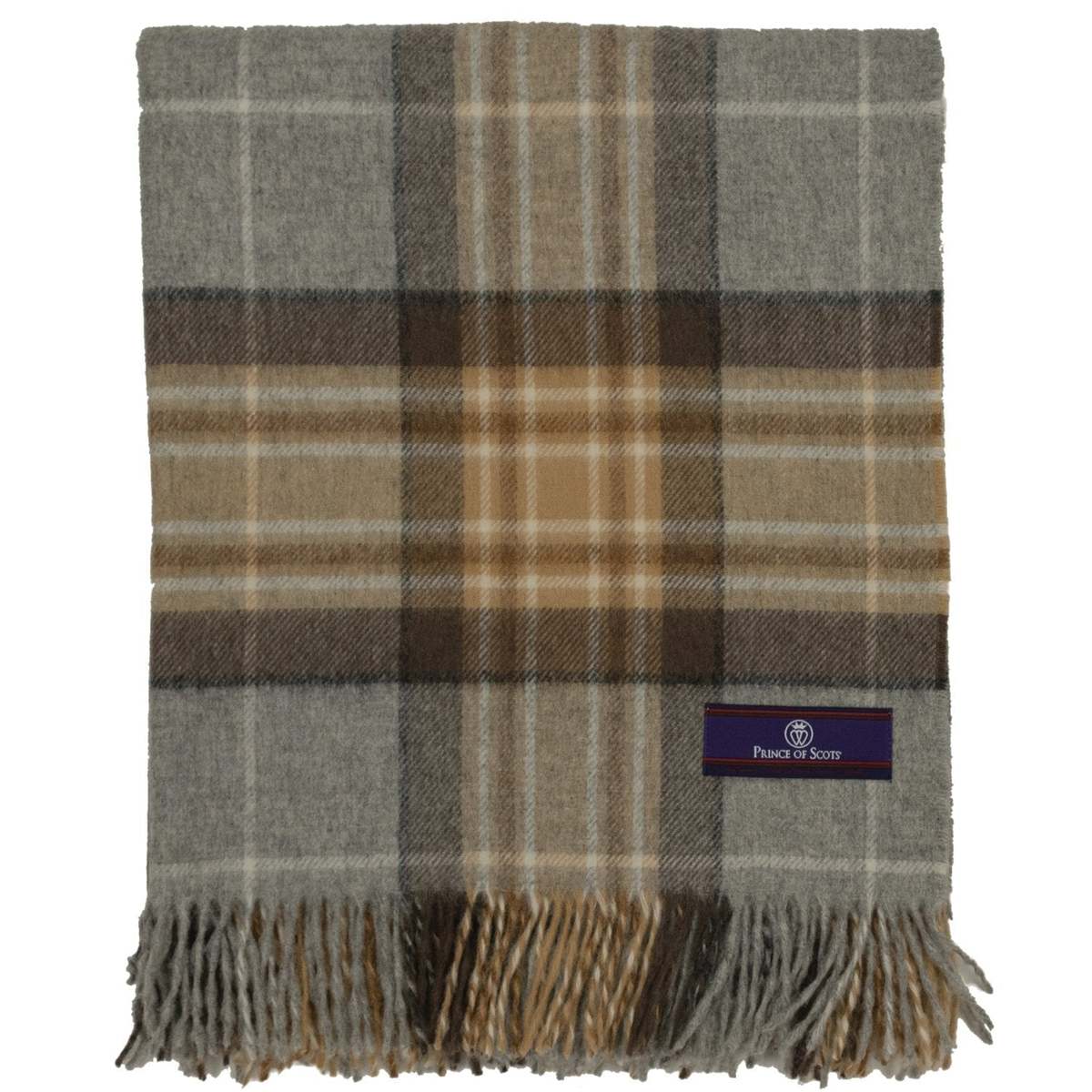 Prince of Scots Highland Tweeds Merino Wool Throw - Image 3 of 7