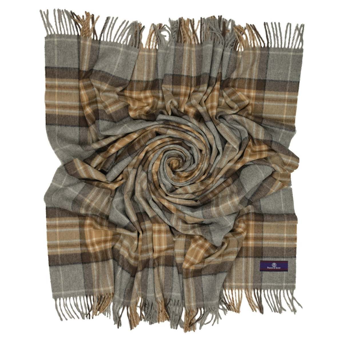 Prince of Scots Highland Tweeds Merino Wool Throw - Image 5 of 7