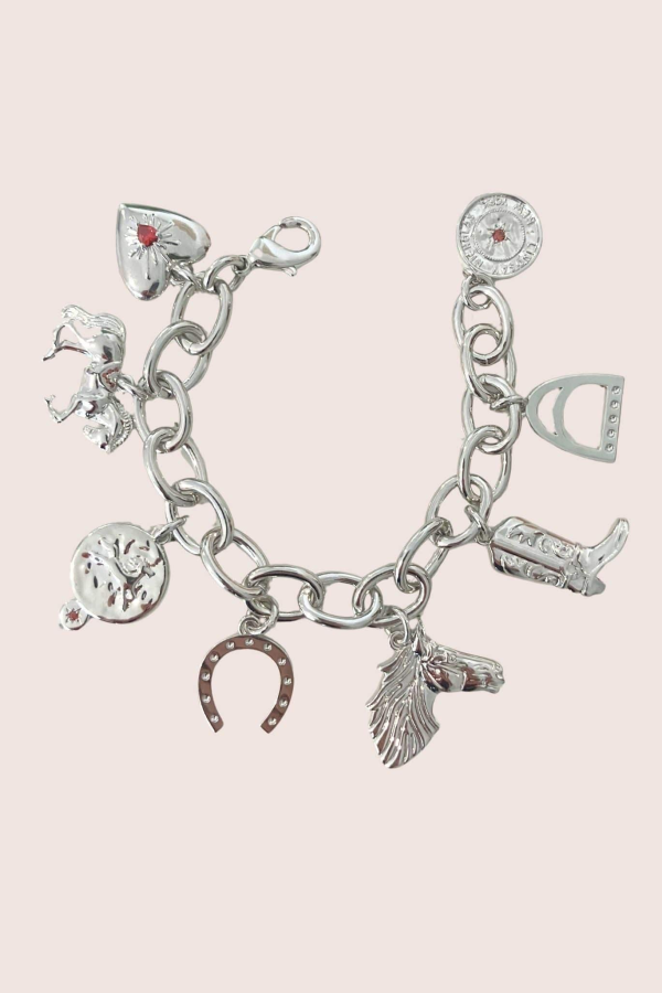 Lindsay Nicholas New York Fire Horse Charm Bracelet