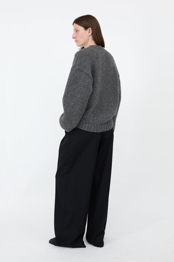 JULIA JENTZSCH Fiennes Baby Alpaca Merino Blend Handknit Sweater