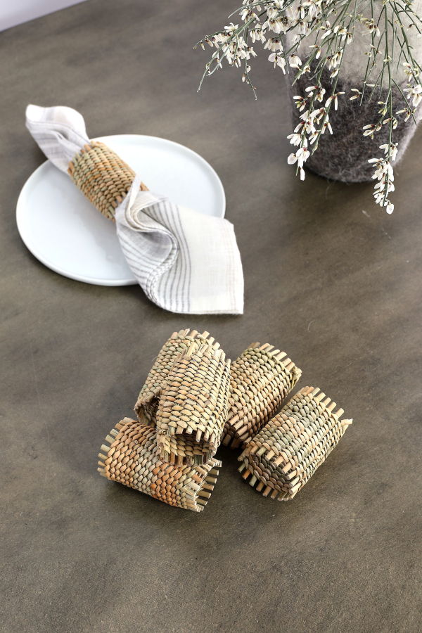 Kanju Interiors Xhosa Napkin Holders Set of 4