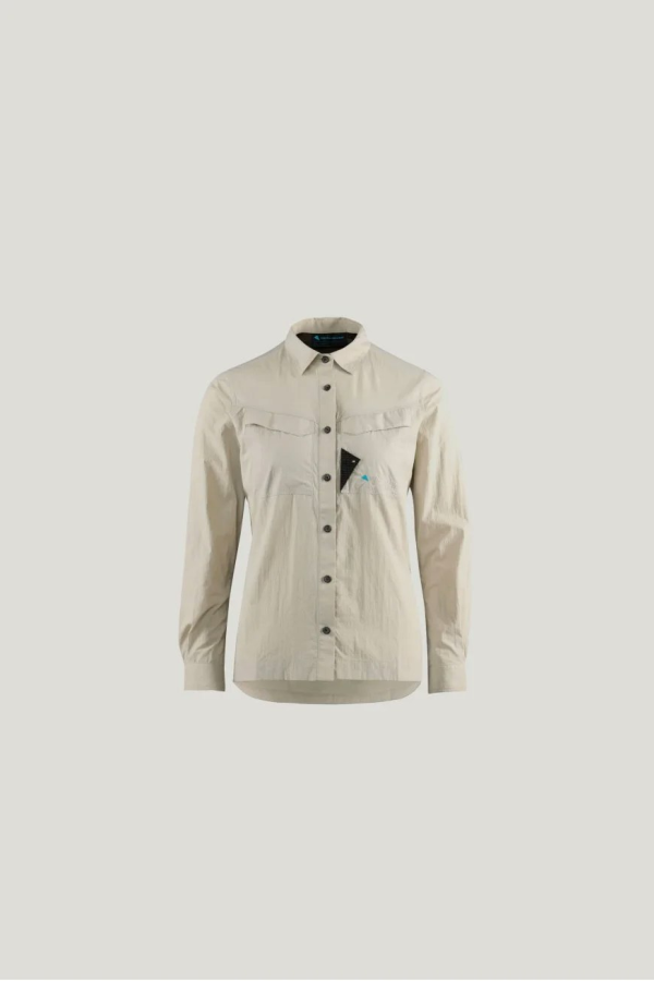 Klättermusen Syn LS Shirt - Silver Creme