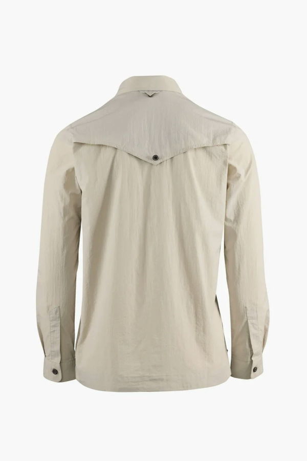 Klättermusen Syn LS Shirt - Silver Creme