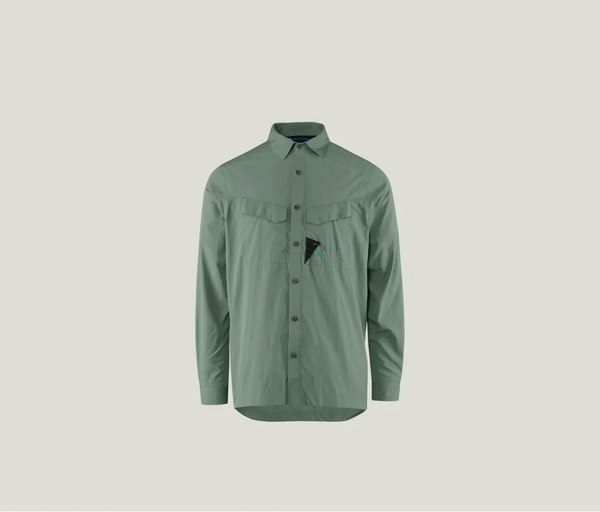 Klttermusen Syn LS Shirt - Green Lake