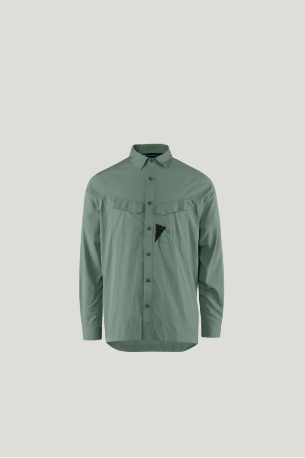 Klättermusen Syn LS Shirt - Green Lake