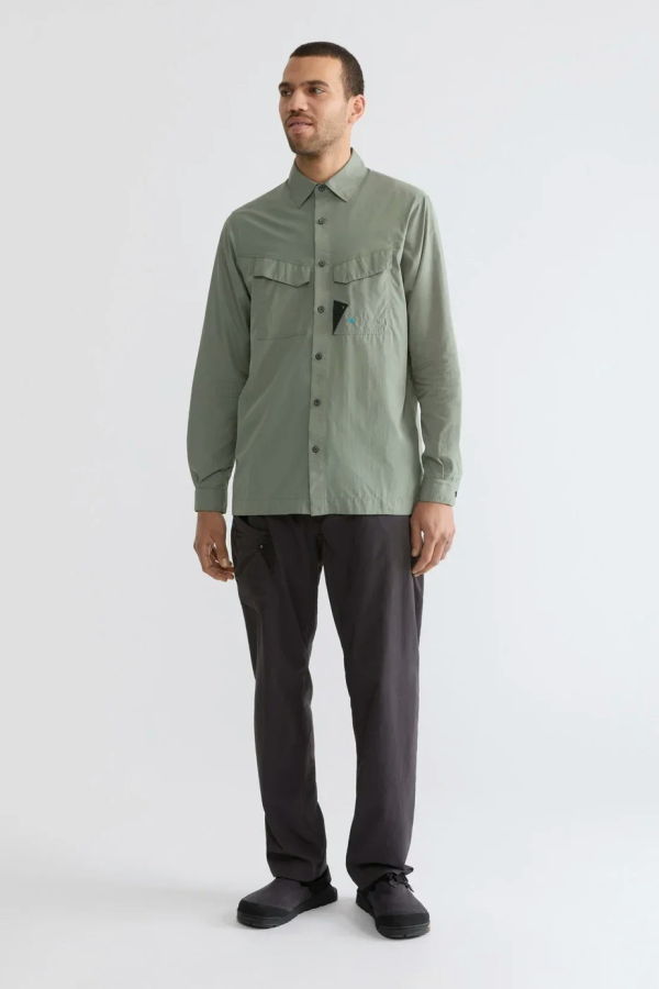 Klättermusen Syn LS Shirt - Green Lake