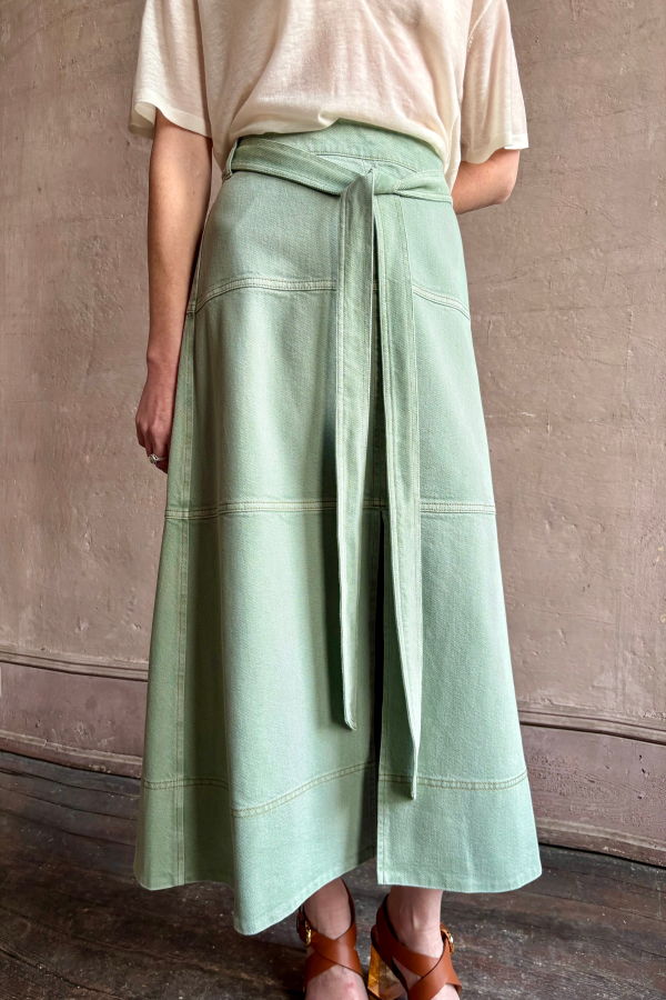 Tanya Taylor Hudley Skirt - Pistachio