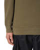 Stone Island Organic Cotton Waffle Fleece Crewneck Sweatshirt - Military Green - Thumbnail 5