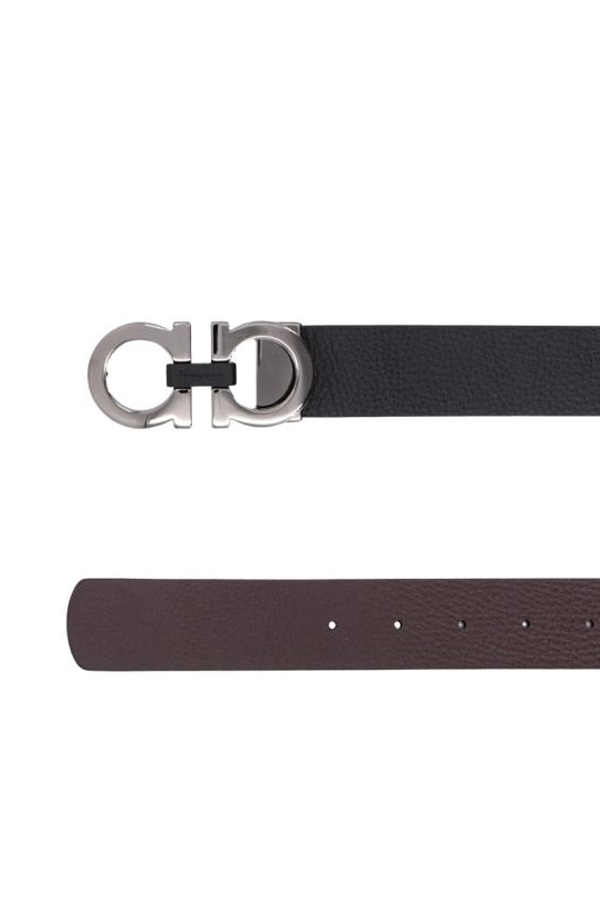 Ferragamo Leather Belt - Black