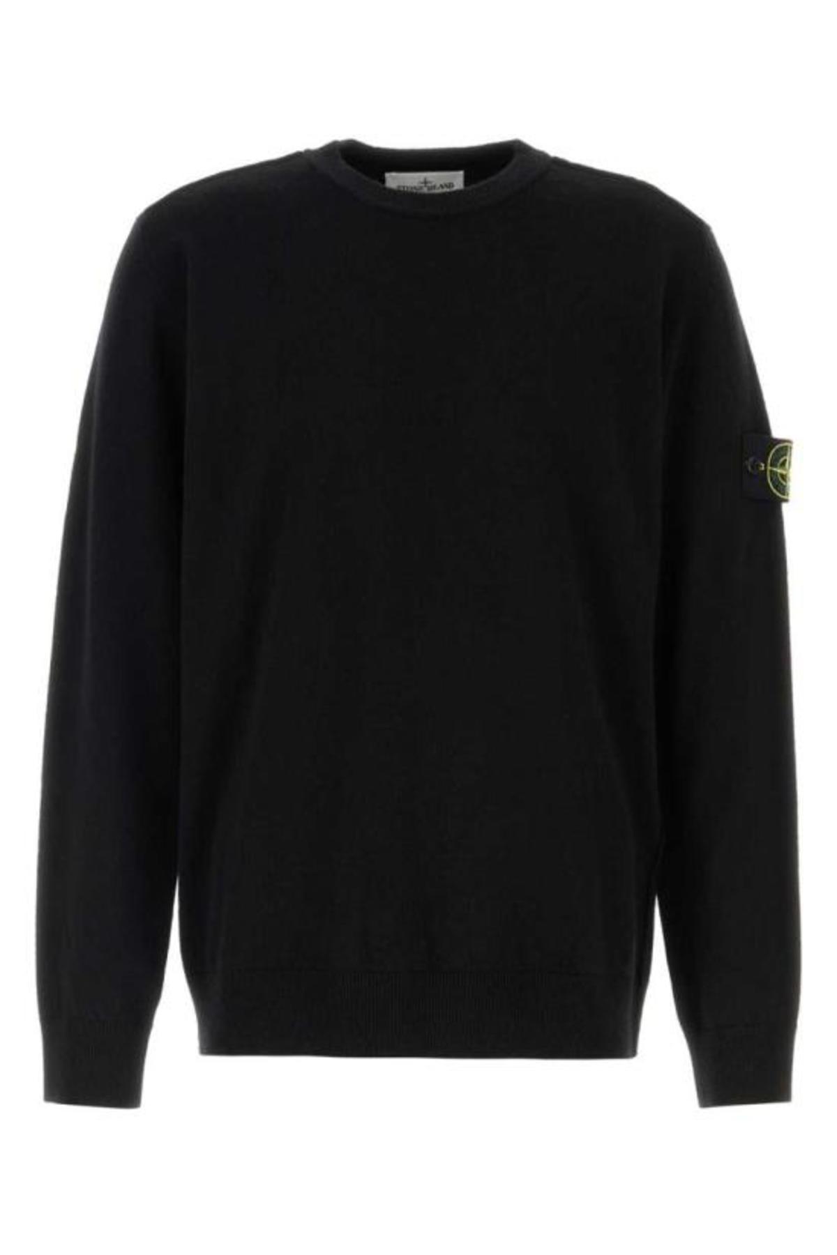 Stone Island Sweater - Black - Image 1 of 2