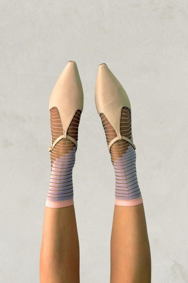 Atelier St Eustache Shibuya Socks - Shibuya Mauve